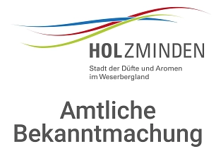 Amtliche Bekanntmachung Amtliche Bekanntmachung