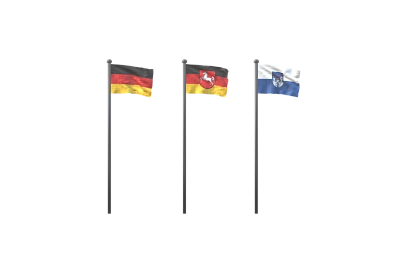 Beflaggung Vollmast DEU NDS HOL&nbsp;&copy;&nbsp;Stadt Holzminden