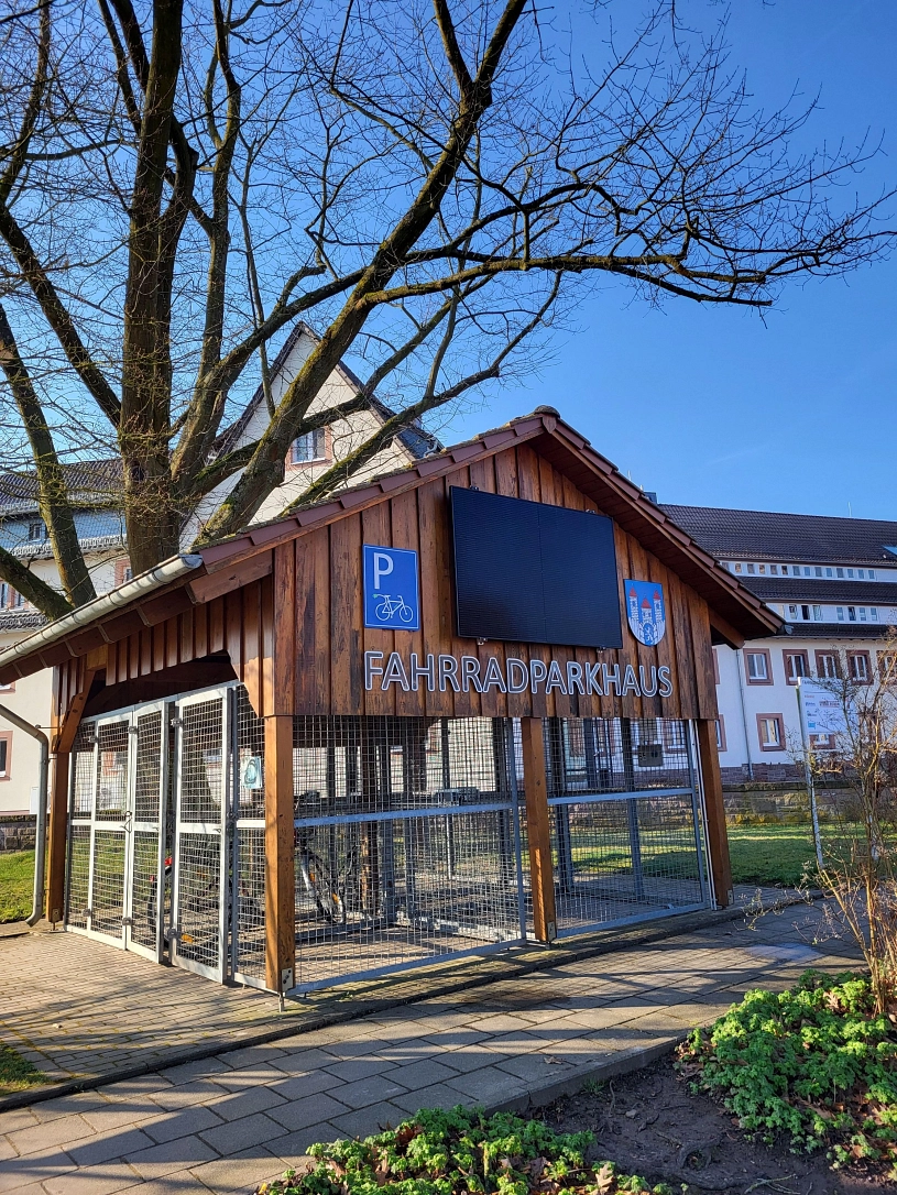 Fahrradparkhaus Holzminden Fahrradparkhaus Holzminden © Stadt Holzminden