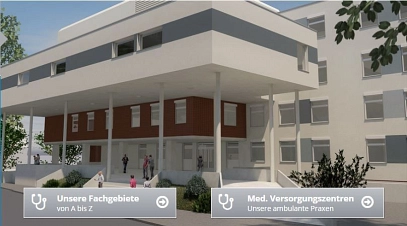 Krankenhaus Holzminden Das im Umbau befindliche Krankenhaus Holzminden © Stadt Holzminden
