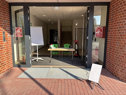 Ausstattung eines Notfallinformationspunktes&nbsp;&copy;&nbsp;Stadt Holzminden