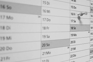 Veranstaltungskalender Symbolbild Veranstaltungskalender Symbolbild