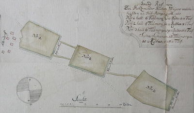 Lageplan der Holzmindener Hüttenteiche&nbsp;&copy;&nbsp;Nieders. Landesarchiv
